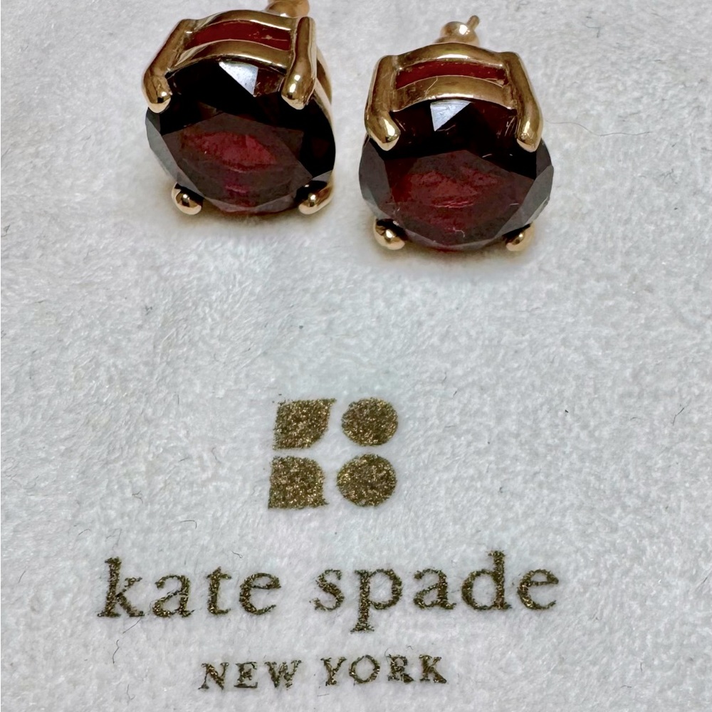 Kate Spade Garnet Earrings